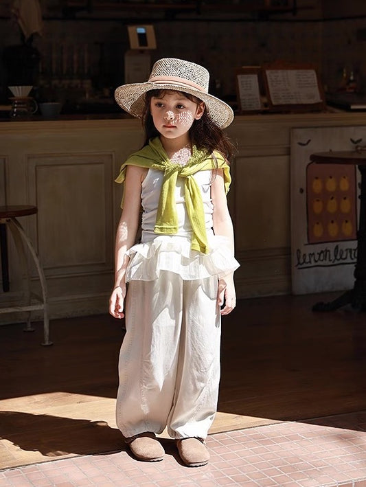 【100-160cm】オーバー サイズ サマー ジーンズ