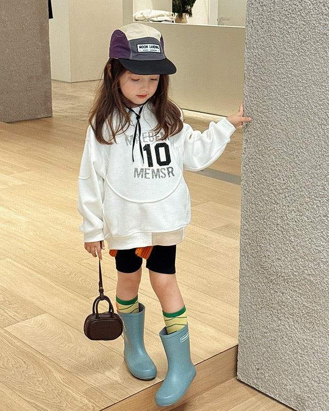 【100-160cm】スポーティースウェットプルオーバー
