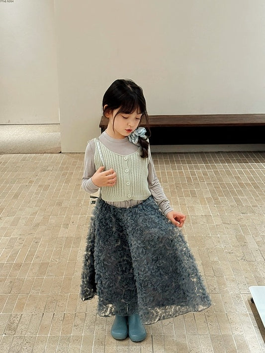 【100-160cm】ニットビスチェ