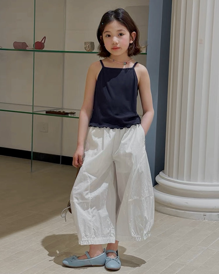 【110-160cm】メロウ ソリッド キャミソール 全4色