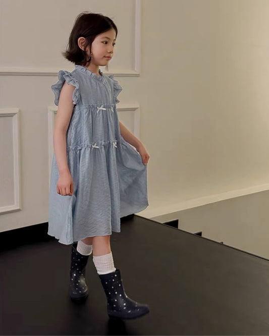 リボン フリル ワンピース | 110-160cm