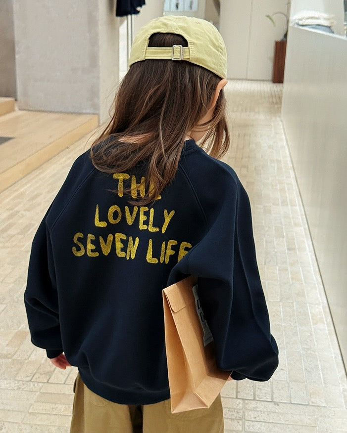 【100-160cm】ダック刺繍スェットプルオーバー