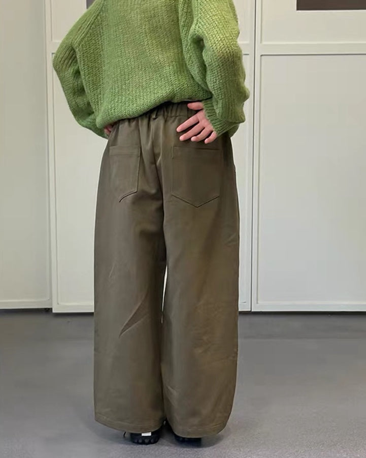 親子お揃い タック ワイドパンツ | 110-160cm