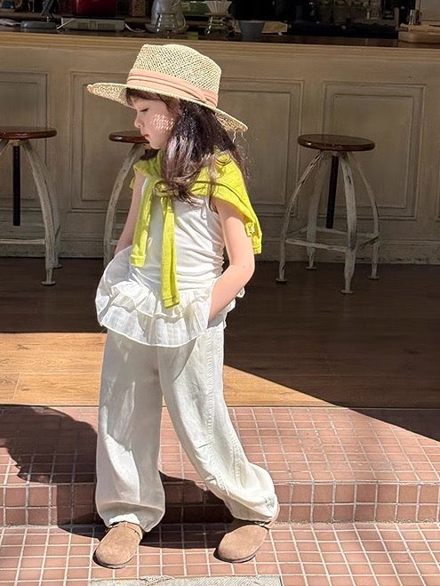 【100-160cm】チュール キャミ トップス