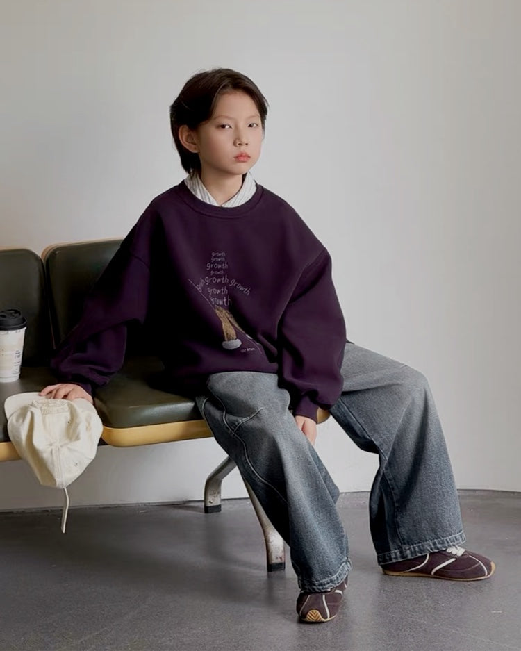 ウォッシュド バレルデニムパンツ｜110-160cm