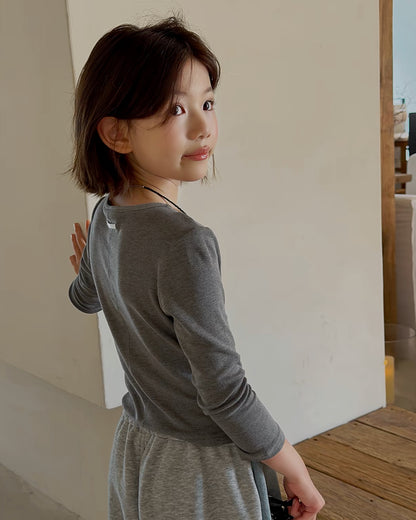 親子お揃い ベーシック長袖Tシャツ 全3色｜120-160cm
