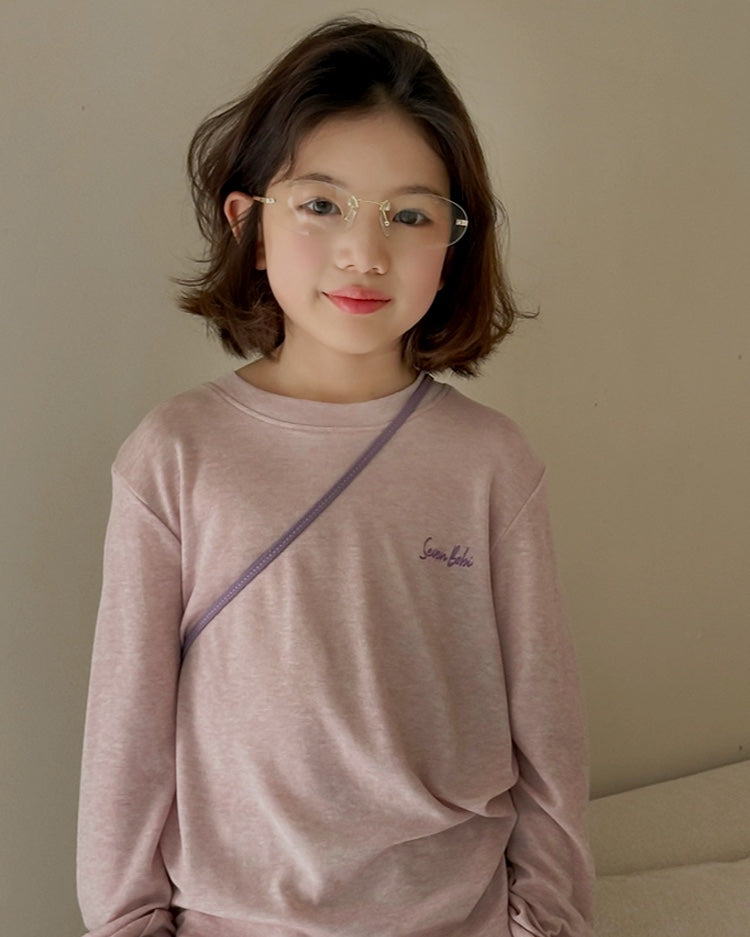 [Lyocell Tencel Wool] No. 7 Dongcang Girls' Simple Long-Sleeve T-Shirt Spring/Summer New Versatile Top