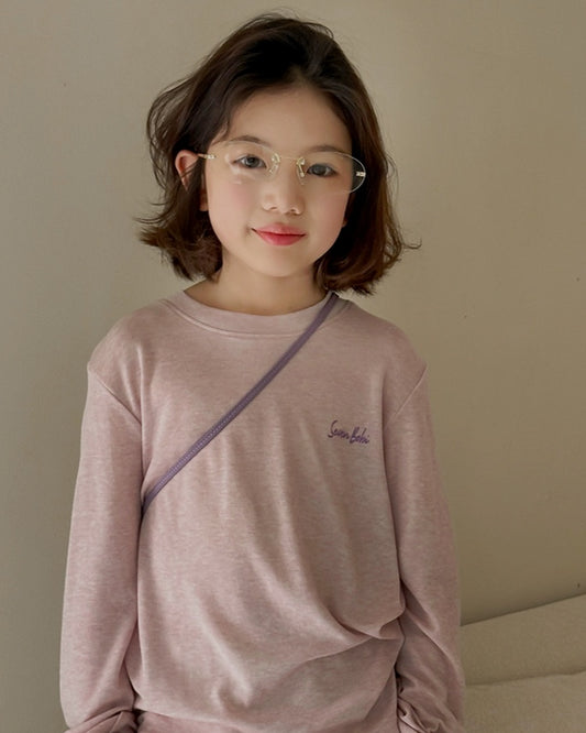 [Lyocell Tencel Wool] No. 7 Dongcang Girls' Simple Long-Sleeve T-Shirt Spring/Summer New Versatile Top