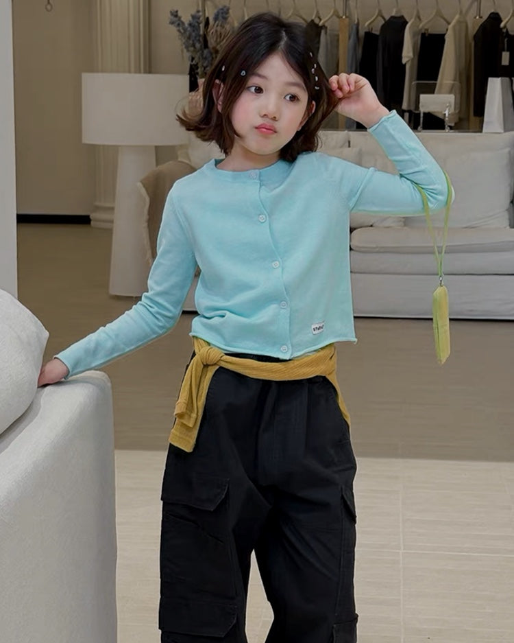 Matching Parent and Child Lightweight Knit Cardigan, All 2 Colors | 110-160cm
