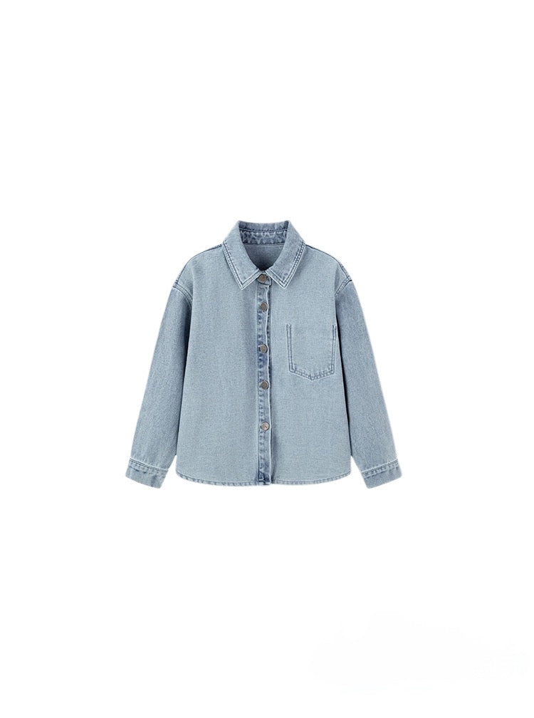 [90-160cm] Soft denim jacket