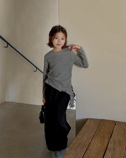 親子お揃い ドローコード バレルパンツ 全2色｜120-160cm