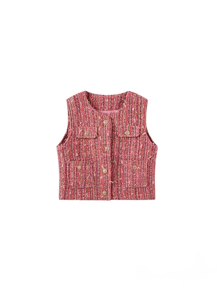 [90-160cm] Tweed vest