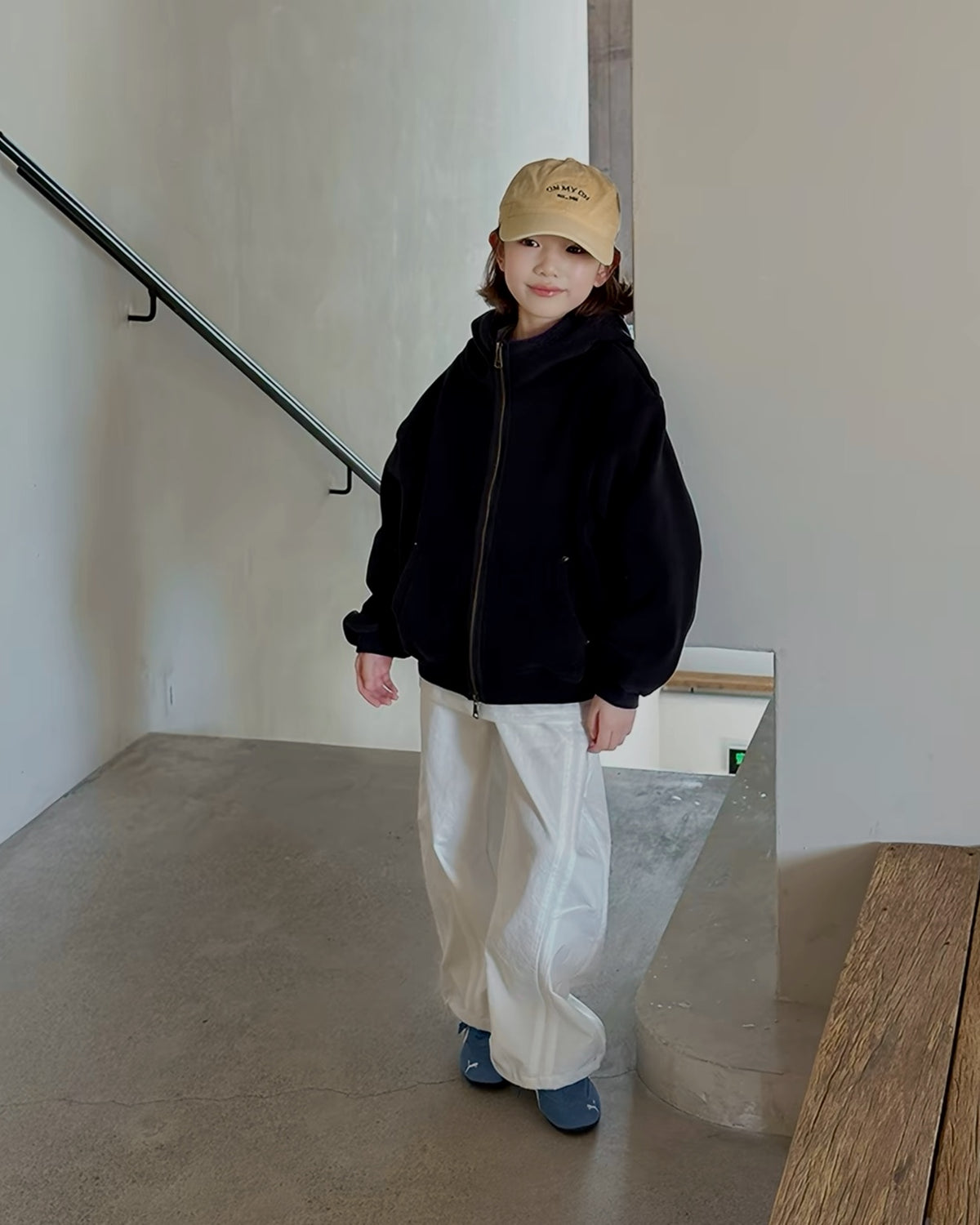 親子お揃い ドローコード バレルパンツ 全2色｜120-160cm