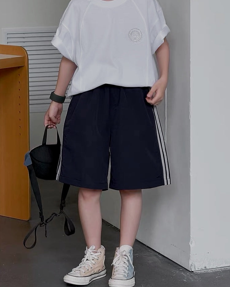 サイドライン ナイロンハーフパンツ｜110-160cm