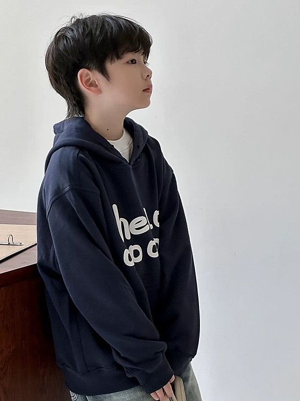 [100-160cm] "hello oooooo" hoodie