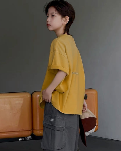 ロゴプリント オーバーサイズTシャツ｜110-160cm
