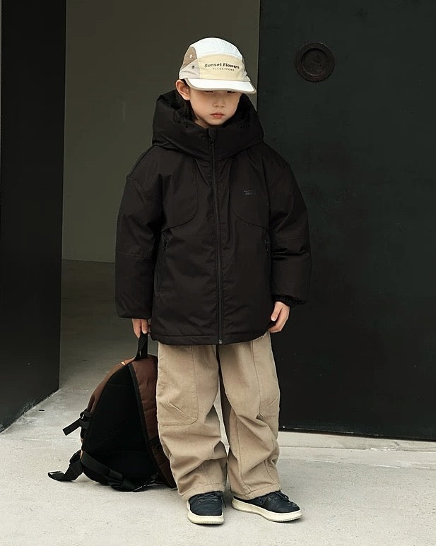 【110-160cm】ナイロンダウンジャケット