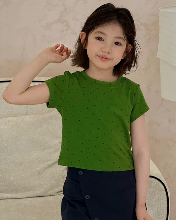 小花・星柄 ミニTシャツ｜110-160cm