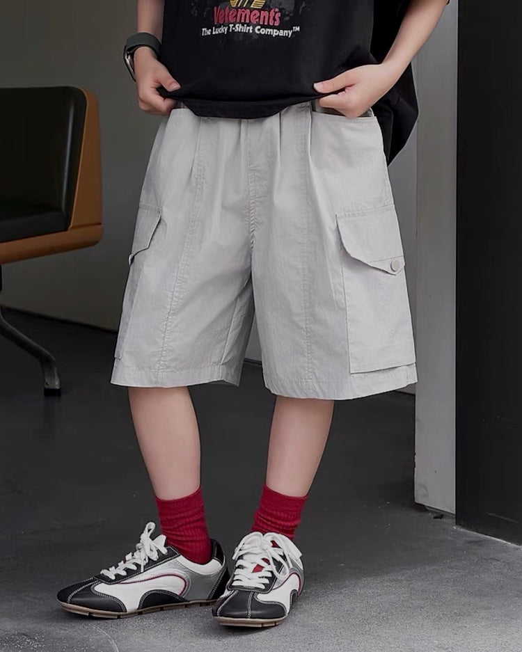 サイドポケット カーゴハーフパンツ｜110-160cm