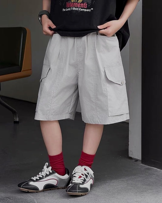 サイドポケット カーゴハーフパンツ｜110-160cm
