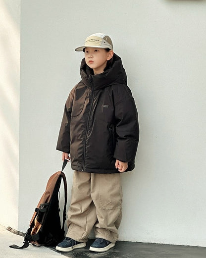 【110-160cm】ナイロンダウンジャケット