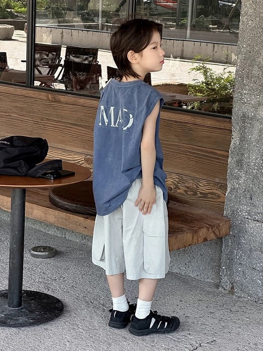 【110-160cm】プリント タンクトップ