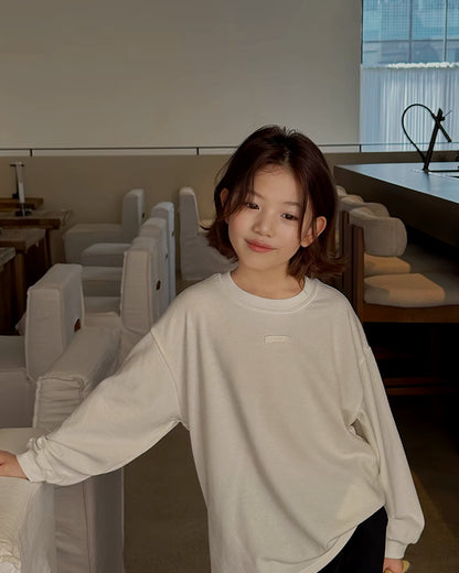 親子お揃い ソフトタッチ 長袖Tシャツ｜120-160cm