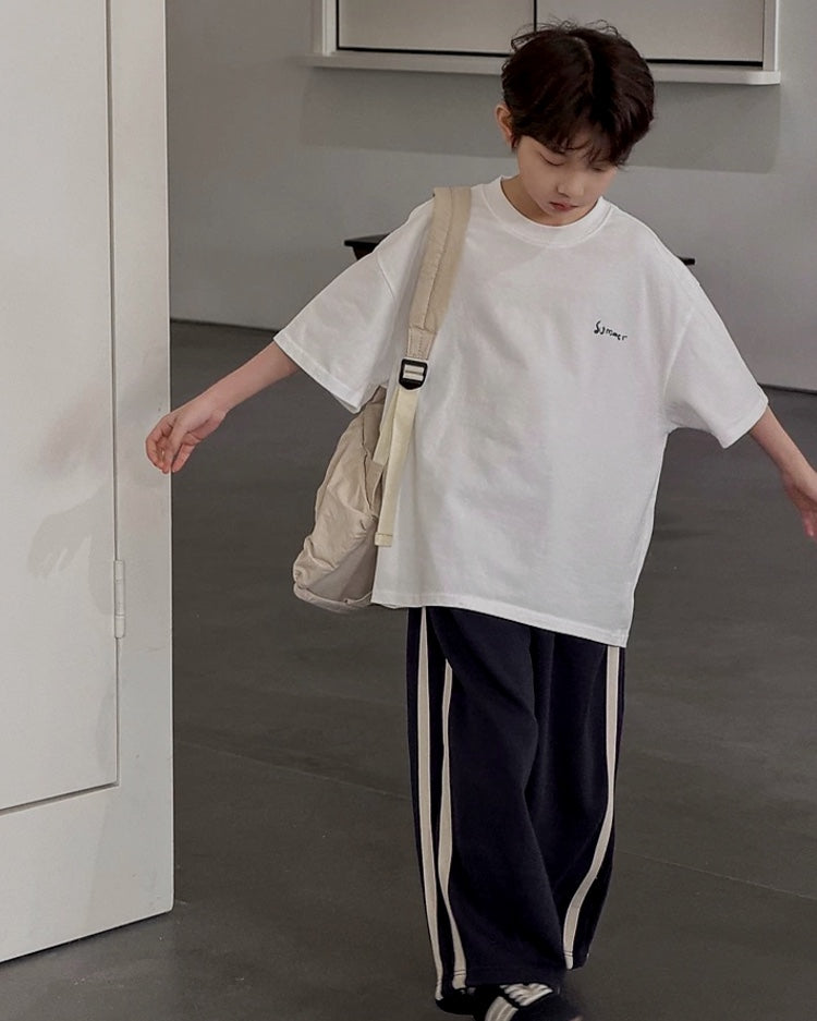 サイドライン ワイドパンツ ｜ 110-160cm