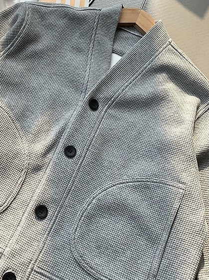 [100-160cm] Drop shoulder cardigan
