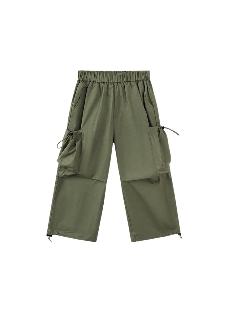 [90-160cm] Cargo parachute pants