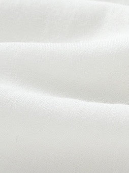 【90-160cm】裾刺繍スカラップ  ロングパンツ