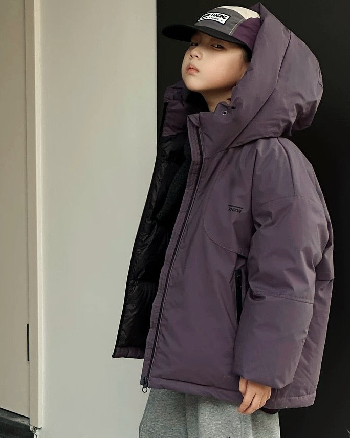 【110-160cm】ナイロンダウンジャケット