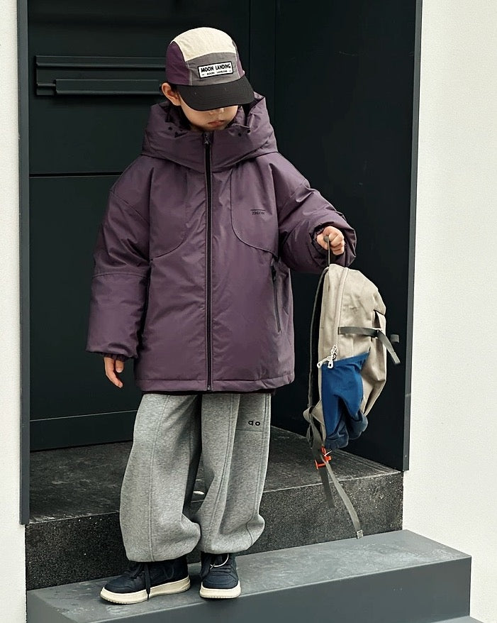 【110-160cm】ナイロンダウンジャケット