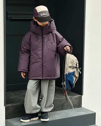 【110-160cm】ナイロンダウンジャケット