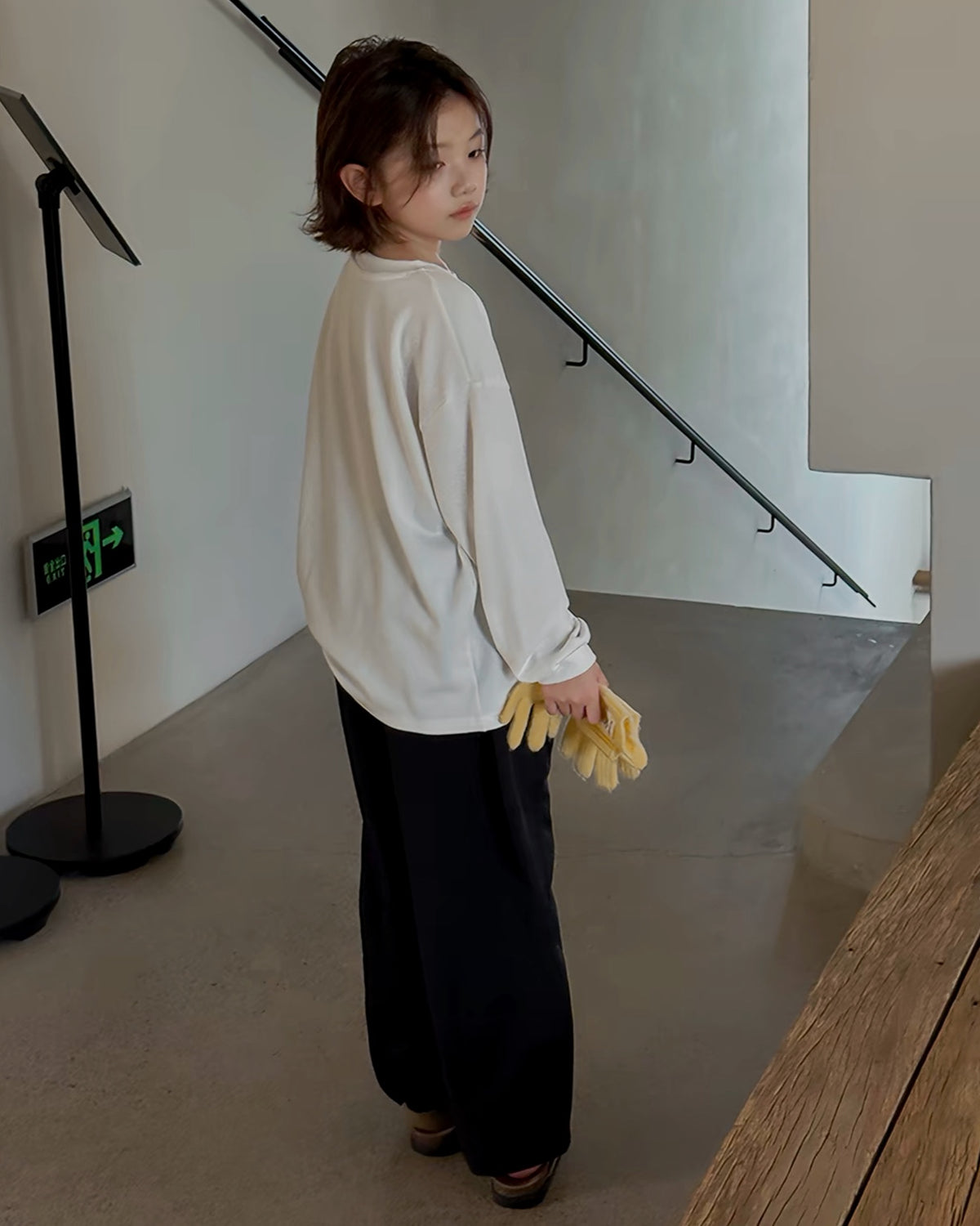 親子お揃い ソフトタッチ 長袖Tシャツ｜120-160cm