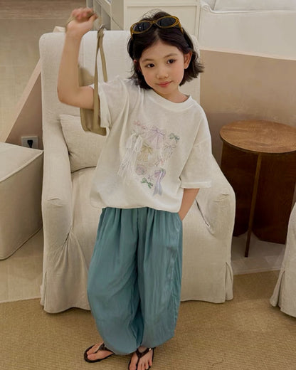 尼龙阔腿裤 4色可选 ｜ 110-160cm