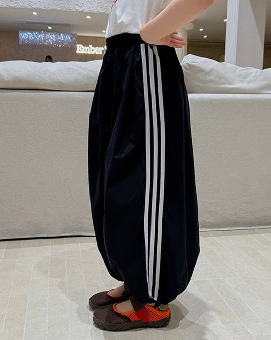 サイドライン バルーンパンツ 全2色｜110-160cm