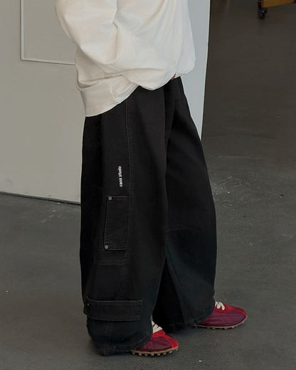 ユーティリティ ワイドカーゴパンツ｜110-160cm
