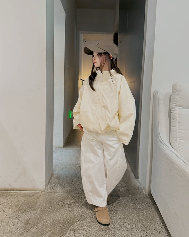 親子お揃い ホワイトワイドパンツ｜120-160cm