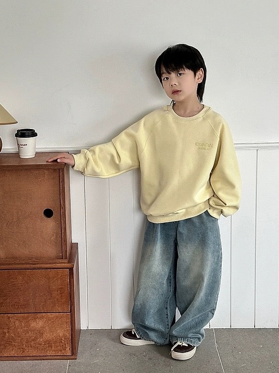 [100-160cm] Spring color sweatshirt