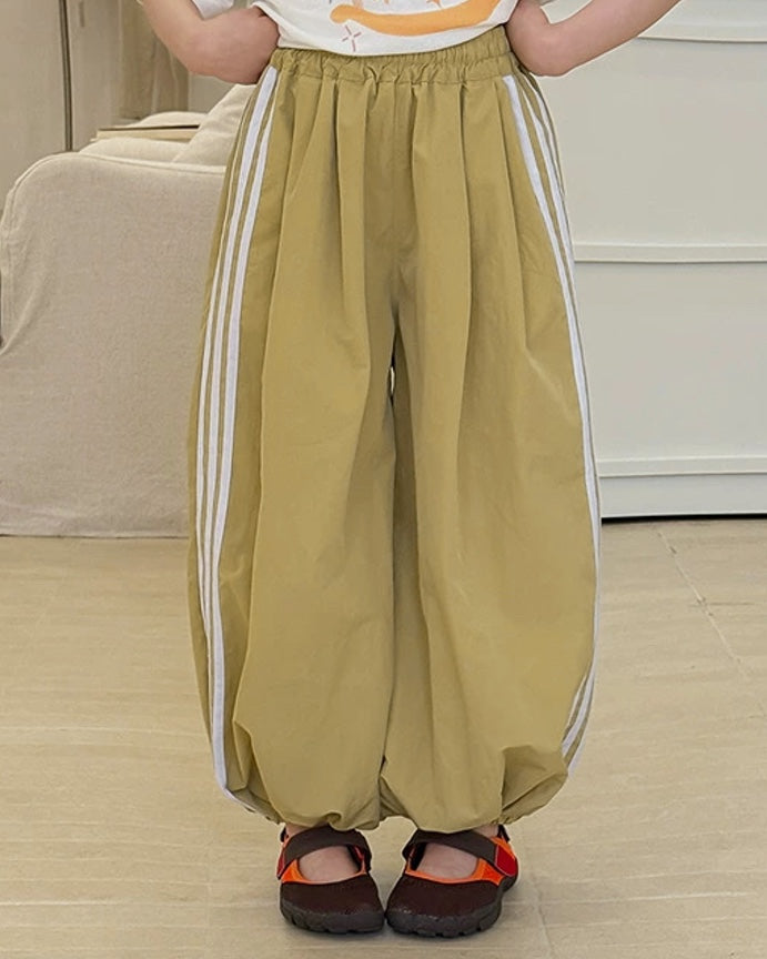 サイドライン バルーンパンツ 全2色｜110-160cm