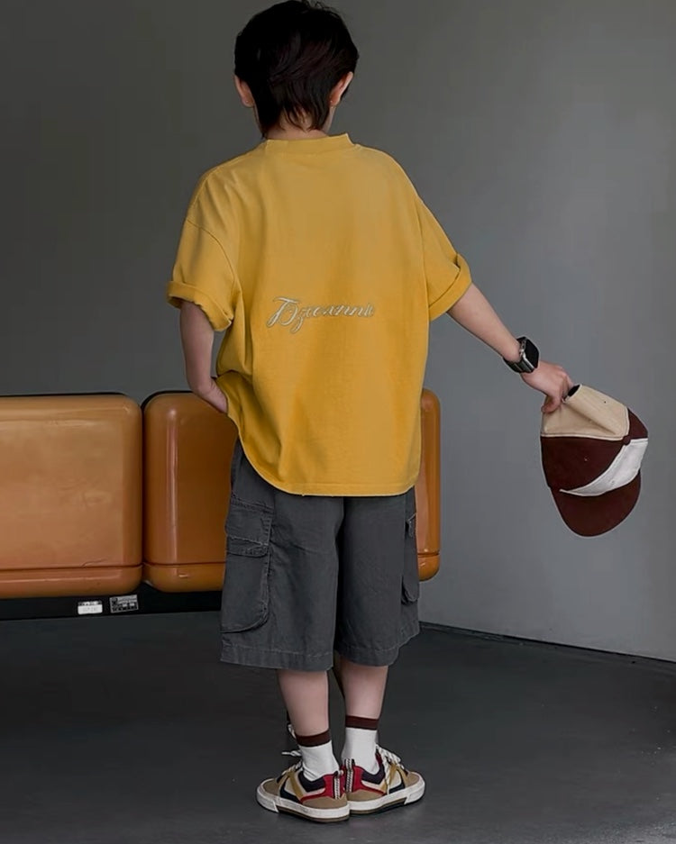 ロゴプリント オーバーサイズTシャツ｜110-160cm