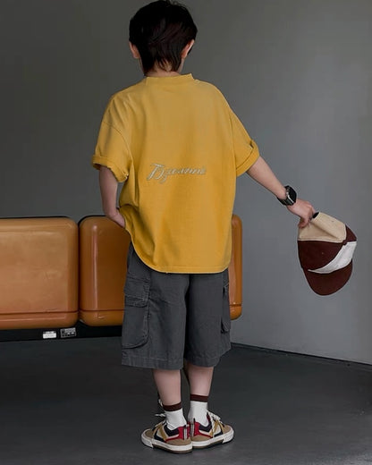 ロゴプリント オーバーサイズTシャツ｜110-160cm