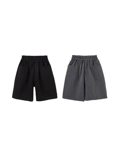【90-160cm】センターライン ハーフパンツ