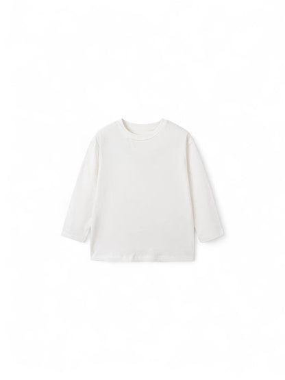 【100-160cm】ベーシックロングスリーブTシャツ