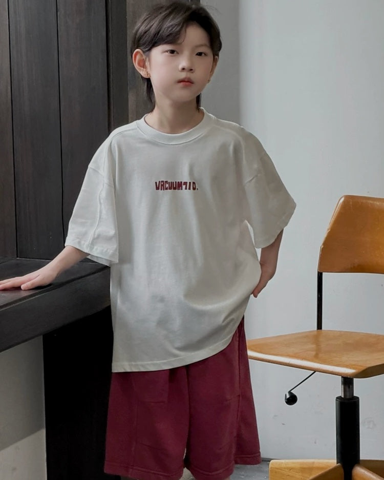 【110-160cm】ワイドハーフパンツ