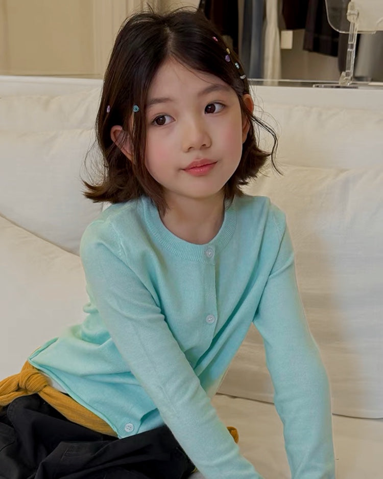 Matching Parent and Child Lightweight Knit Cardigan, All 2 Colors | 110-160cm