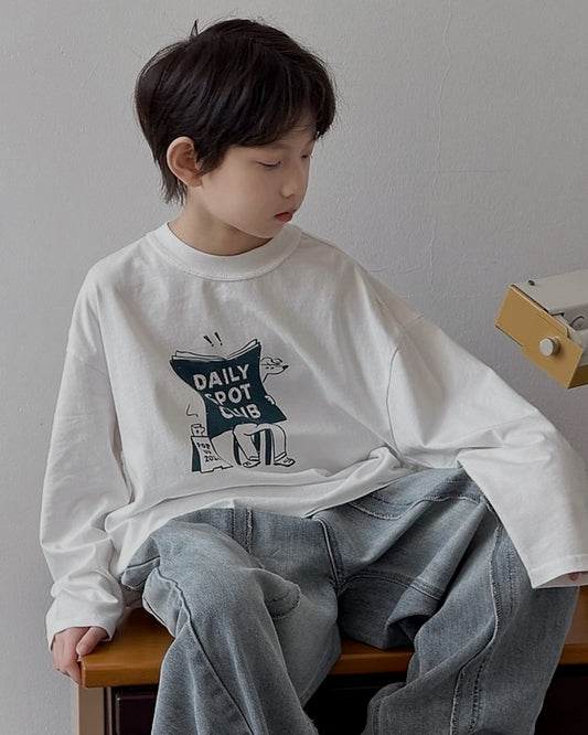 グラフィック ロングスリーブ Tシャツ ｜ 110-160cm