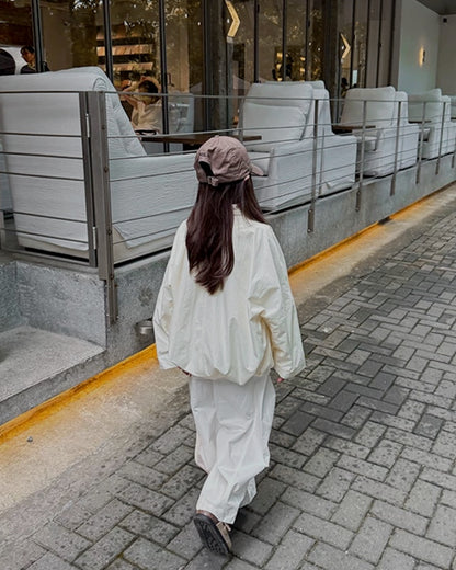 親子お揃い ホワイトワイドパンツ｜120-160cm