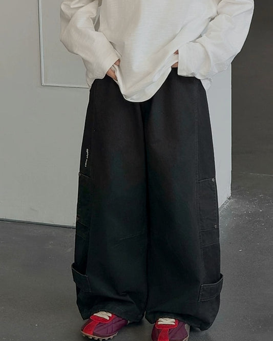 ユーティリティ ワイドカーゴパンツ｜110-160cm